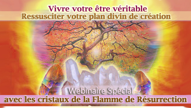 Webinaire : Vivre votre être Véritable et Ressusciter votre plan divin de création 
